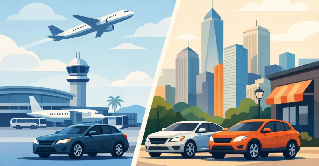 Airport Rental vs City Rental: Which Fits?